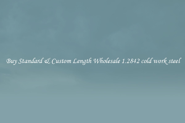Buy Standard & Custom Length Wholesale 1.2842 cold work steel