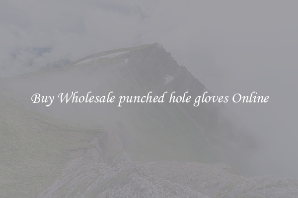 Buy Wholesale punched hole gloves Online
