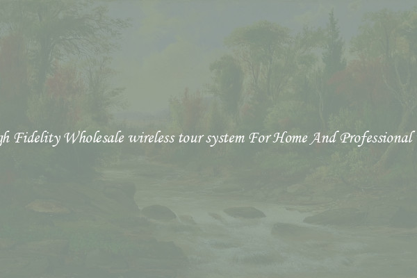 High Fidelity Wholesale wireless tour system For Home And Professional Use