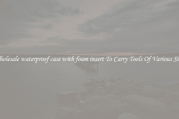 Wholesale waterproof case with foam insert To Carry Tools Of Various Sizes