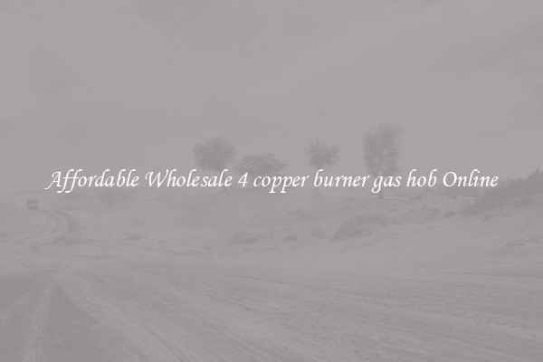 Affordable Wholesale 4 copper burner gas hob Online