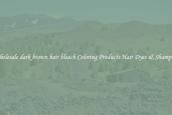 Wholesale dark brown hair bleach Coloring Products Hair Dyes & Shampoos