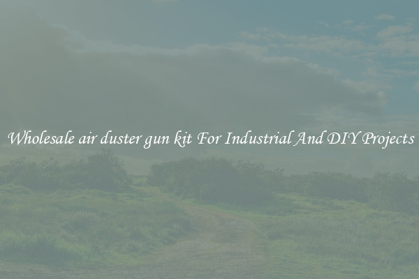 Wholesale air duster gun kit For Industrial And DIY Projects