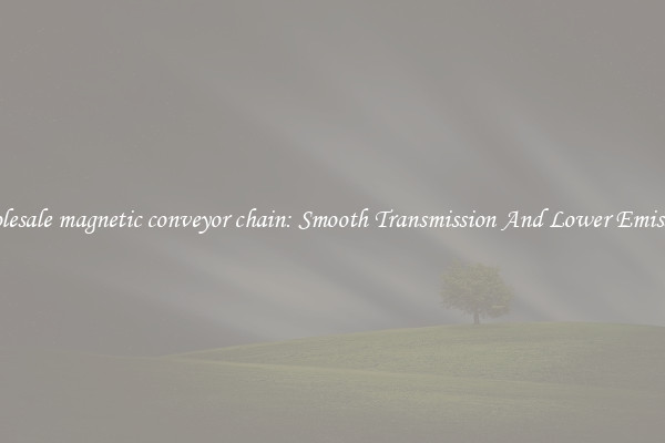 Wholesale magnetic conveyor chain: Smooth Transmission And Lower Emissions